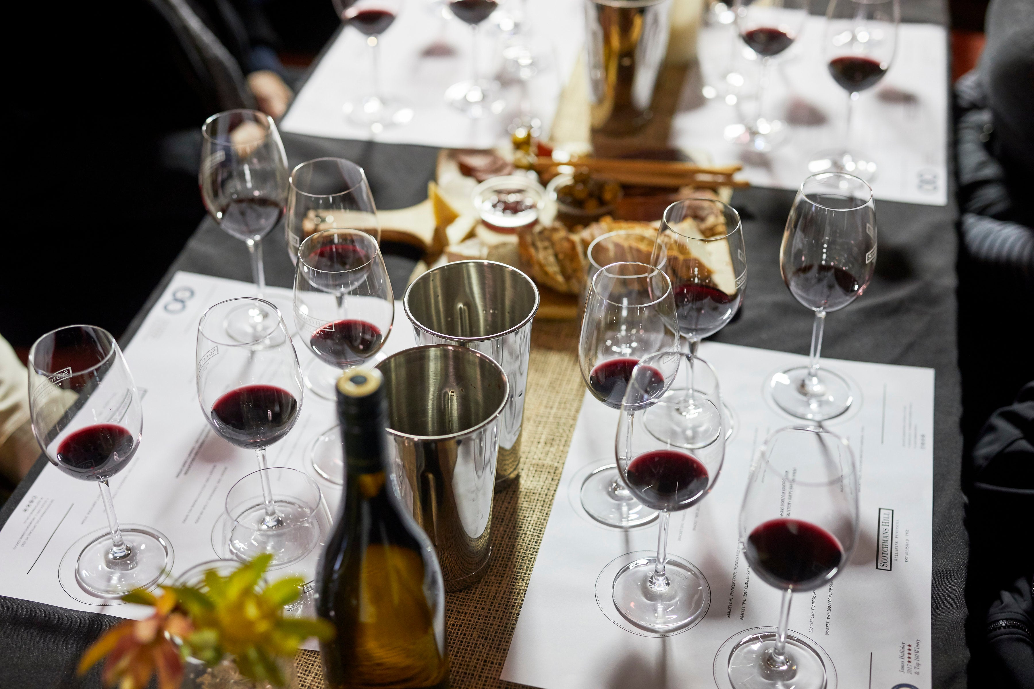 Wine tasting at Scotchmans Hill